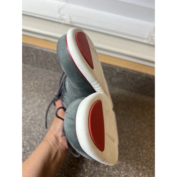 Cole Haan ZeroGrand Mens Sz 11 W Shoes Gray Nubuck Casual Comfort Oxford Lace Up - Picture 6 of 11